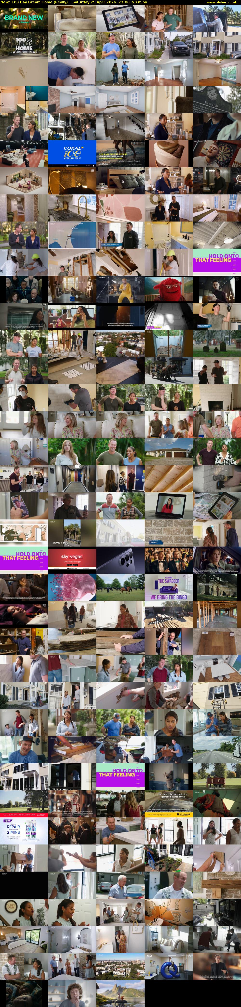 100 Day Dream Home (Really) Saturday 25 April 2026 22:00 - 23:30