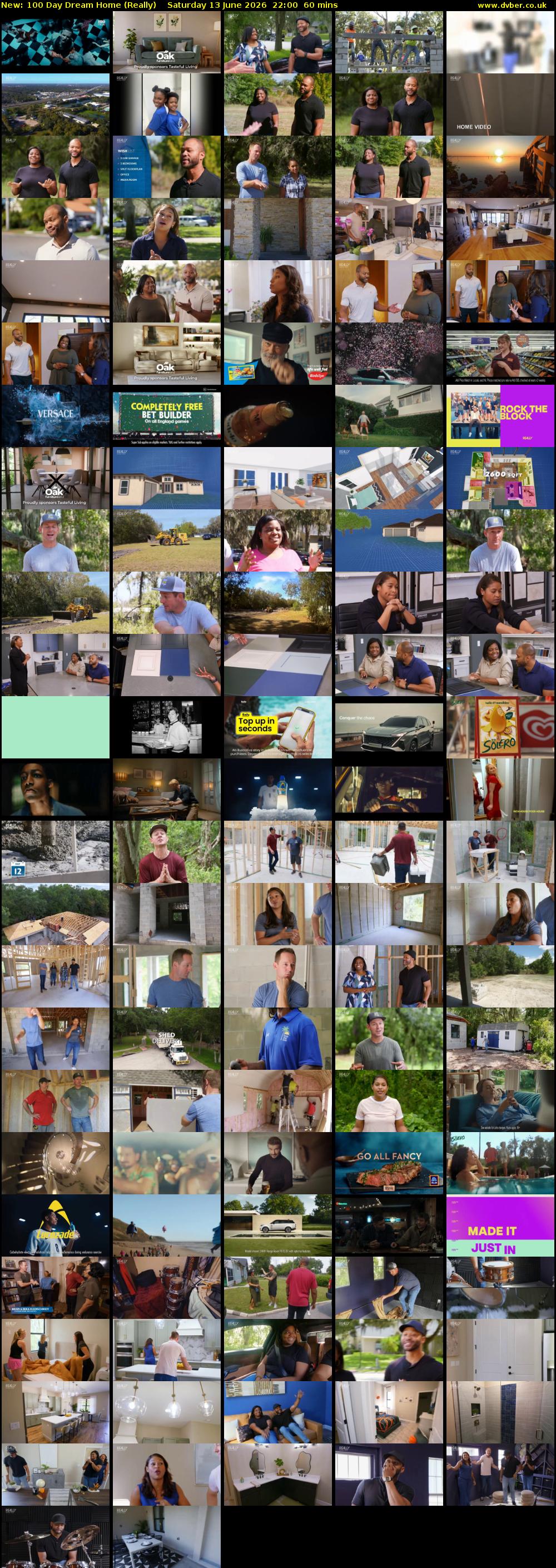 100 Day Dream Home (Really) Saturday 13 June 2026 22:00 - 23:00