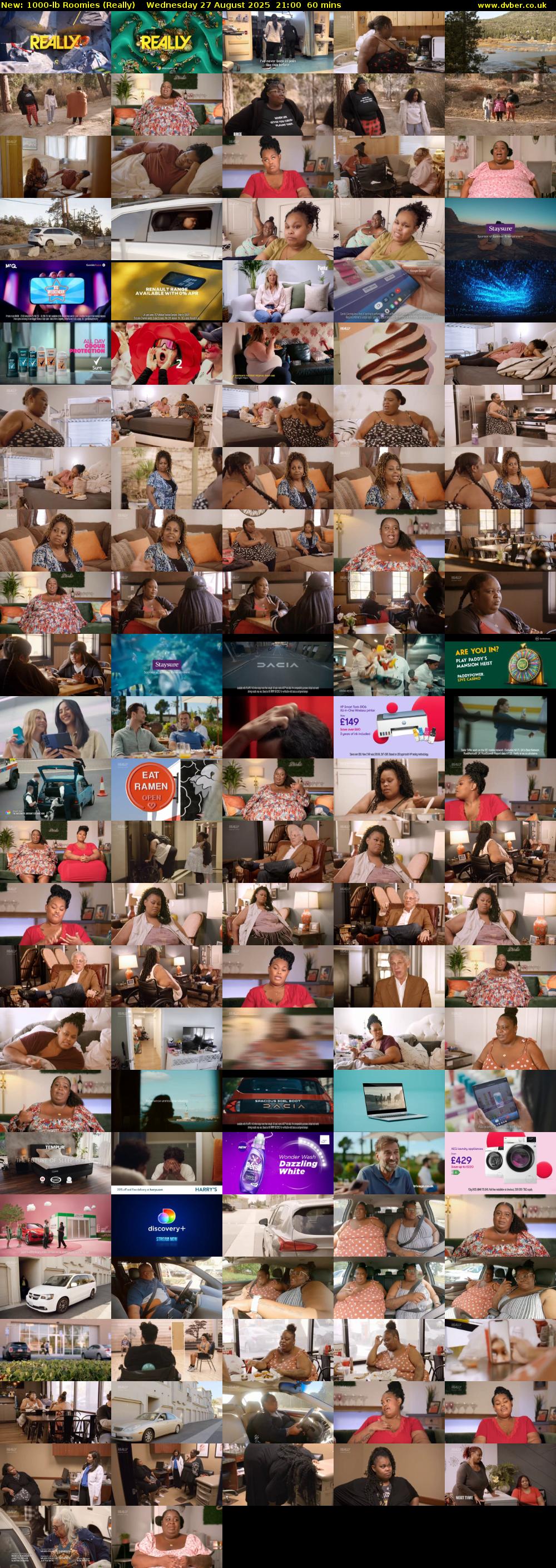 1000-lb Roomies (Really) Wednesday 27 August 2025 21:00 - 22:00
