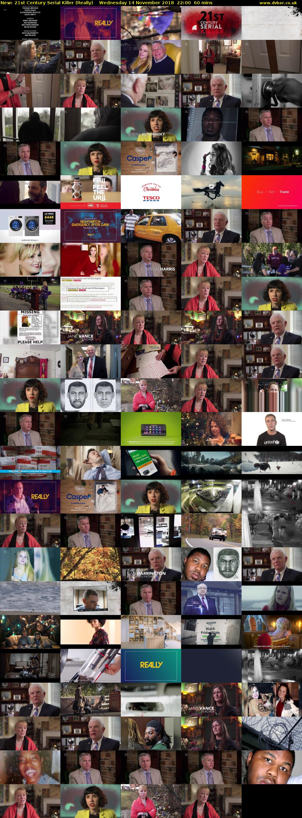 21st Century Serial Killer (Really) Wednesday 14 November 2018 22:00 - 23:00