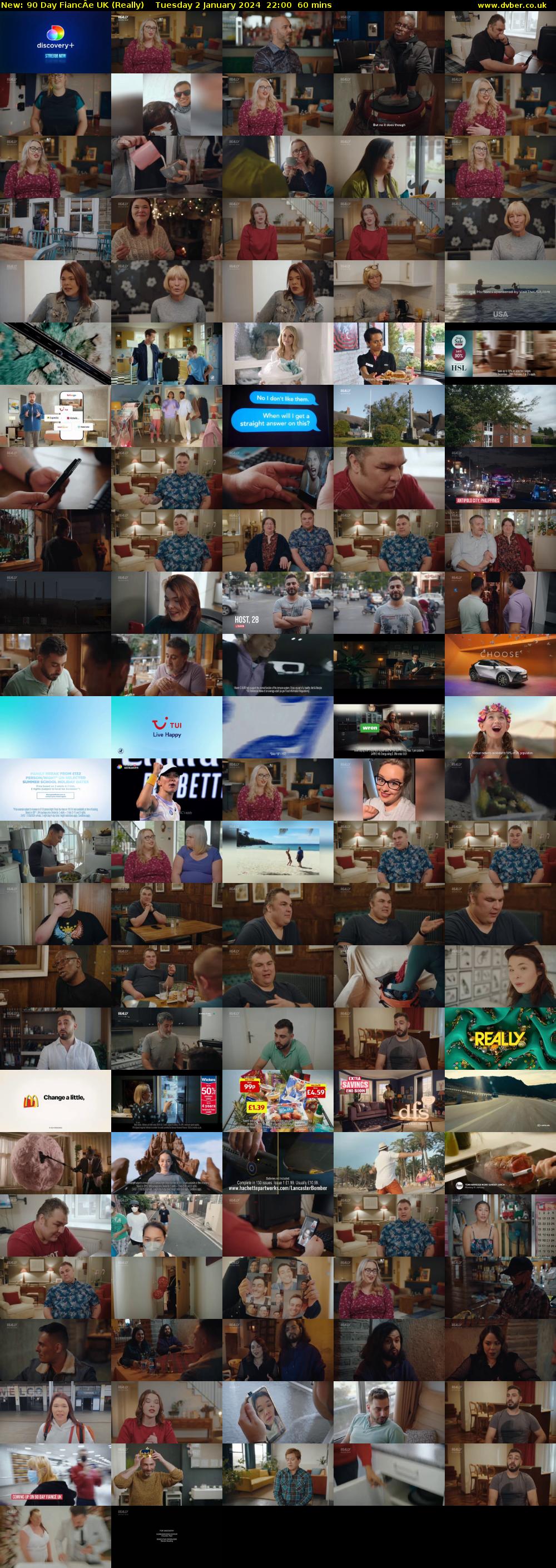90 Day FiancÂe UK (Really) Tuesday 2 January 2024 22:00 - 23:00