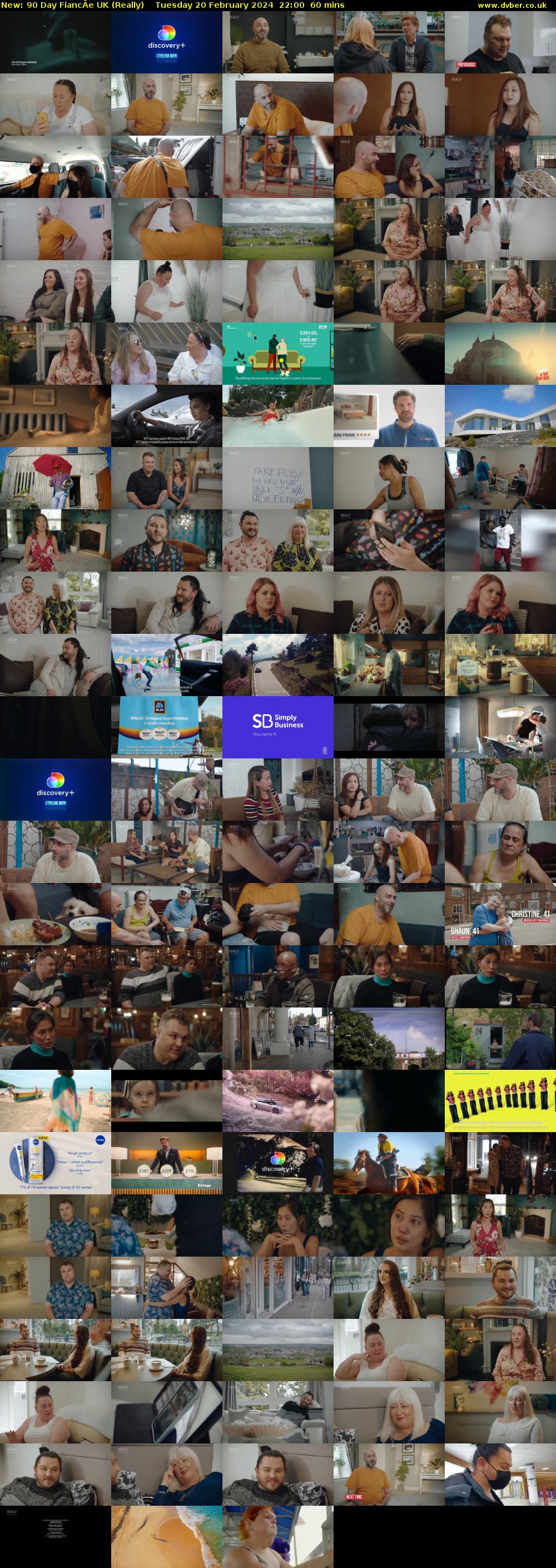 90 Day FiancÂe UK (Really) Tuesday 20 February 2024 22:00 - 23:00