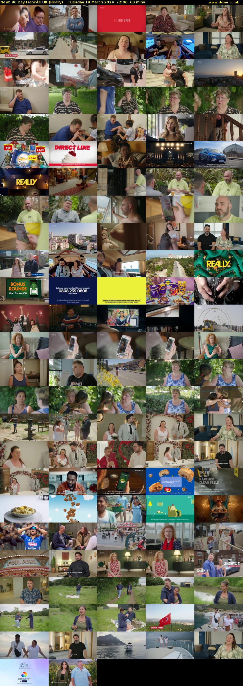 90 Day FiancÂe UK (Really) Tuesday 19 March 2024 22:00 - 23:00