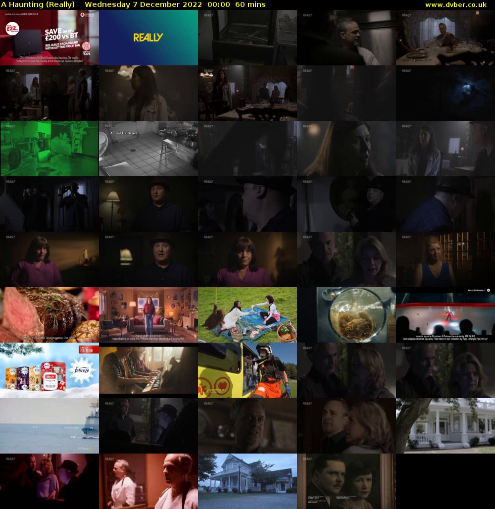 A Haunting (Really) Wednesday 7 December 2022 00:00 - 01:00