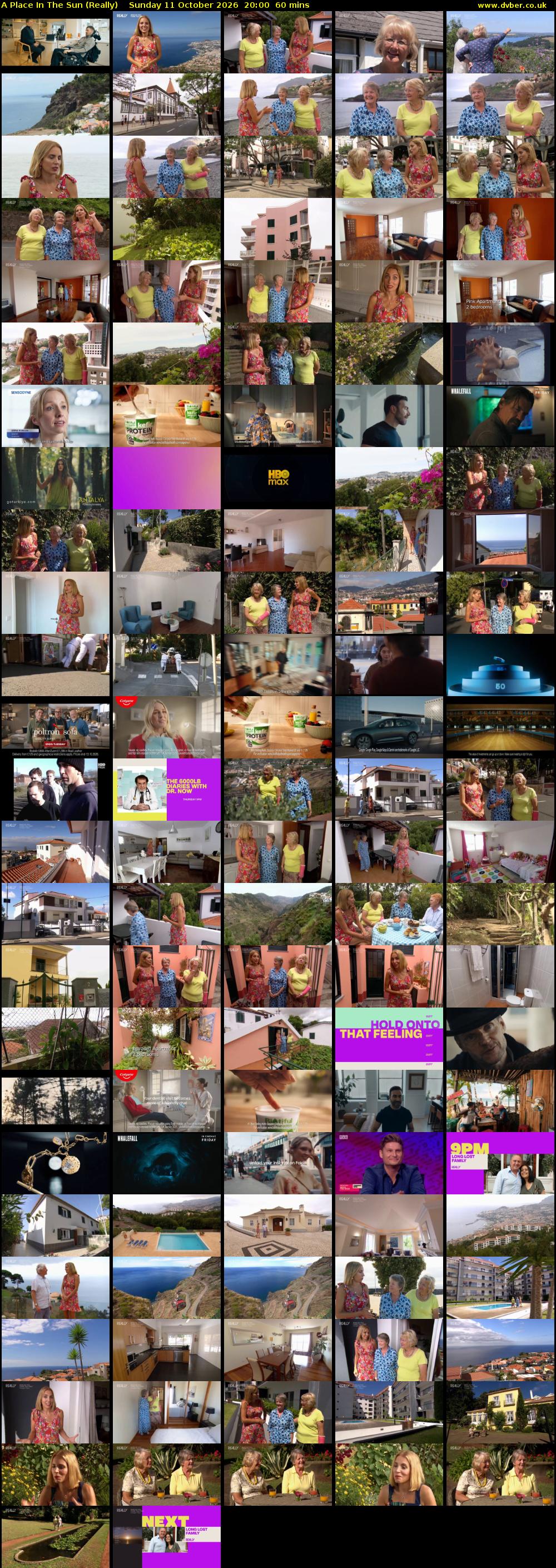 A Place In The Sun (Really) Sunday 11 October 2026 20:00 - 21:00