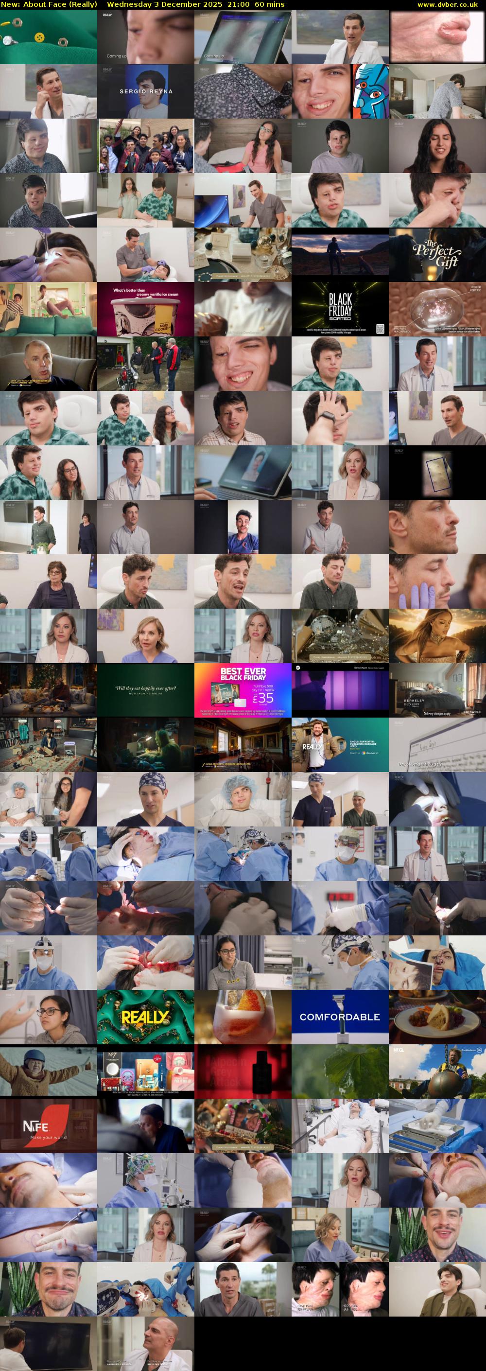 About Face (Really) Wednesday 3 December 2025 21:00 - 22:00