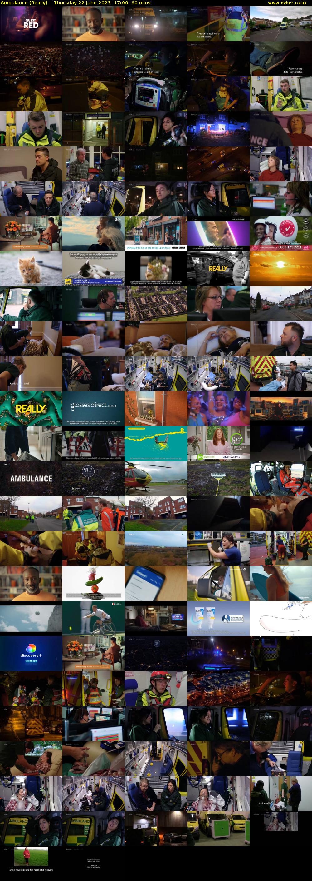 Ambulance (Really) Thursday 22 June 2023 17:00 - 18:00