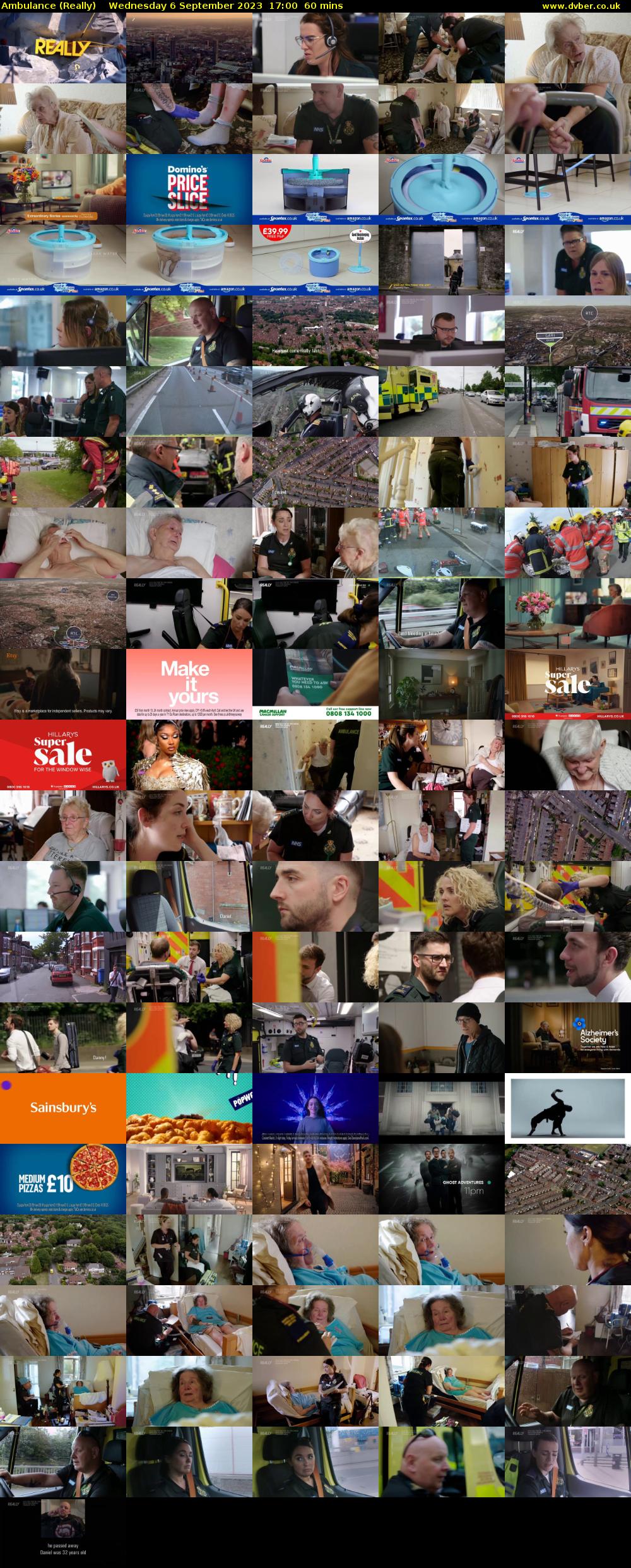 Ambulance (Really) Wednesday 6 September 2023 17:00 - 18:00