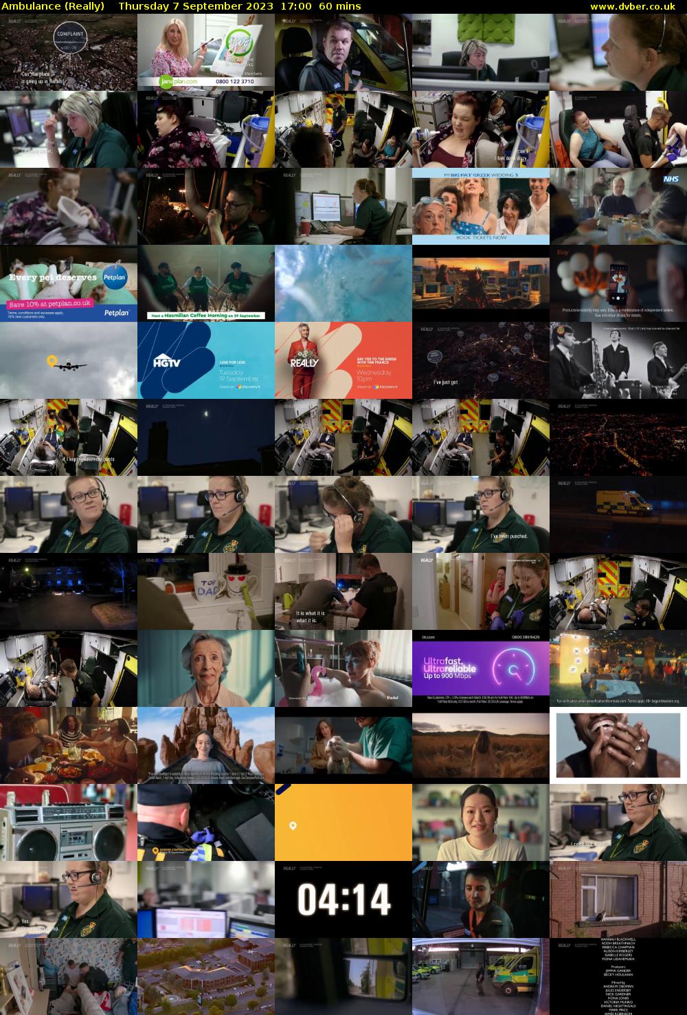 Ambulance (Really) Thursday 7 September 2023 17:00 - 18:00
