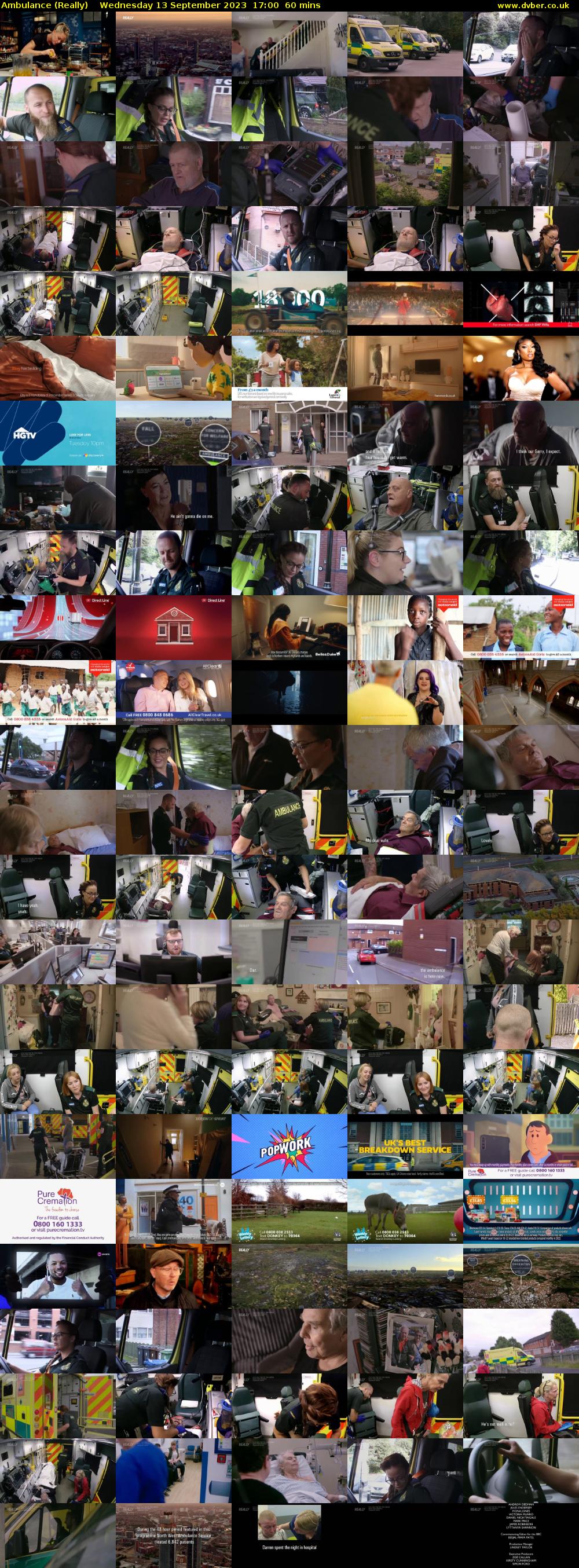 Ambulance (Really) Wednesday 13 September 2023 17:00 - 18:00