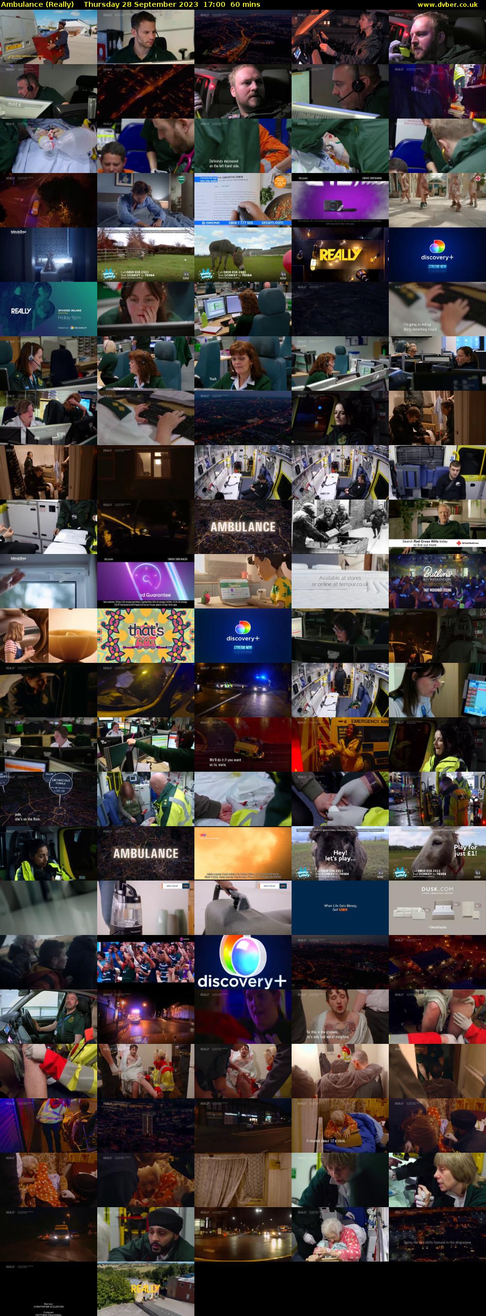 Ambulance (Really) Thursday 28 September 2023 17:00 - 18:00