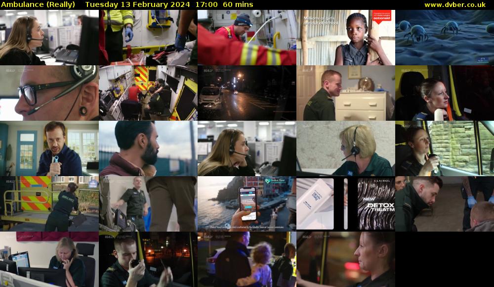 Ambulance (Really) Tuesday 13 February 2024 17:00 - 18:00
