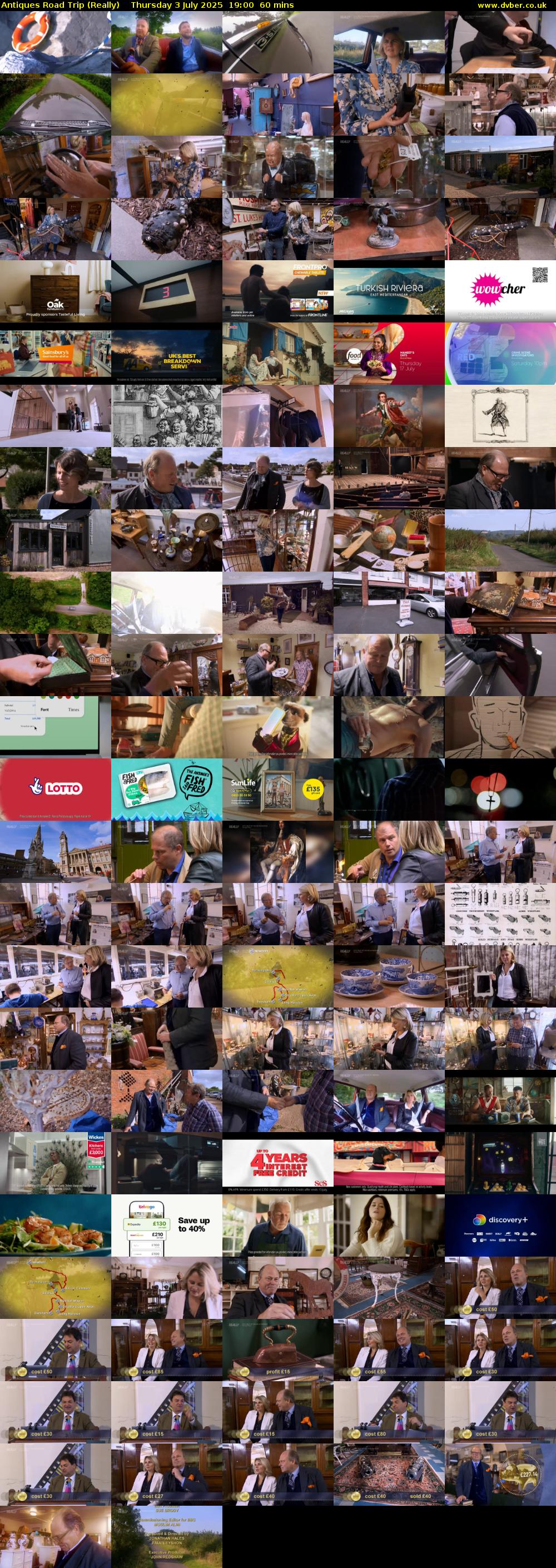 Antiques Road Trip (Really) Thursday 3 July 2025 19:00 - 20:00