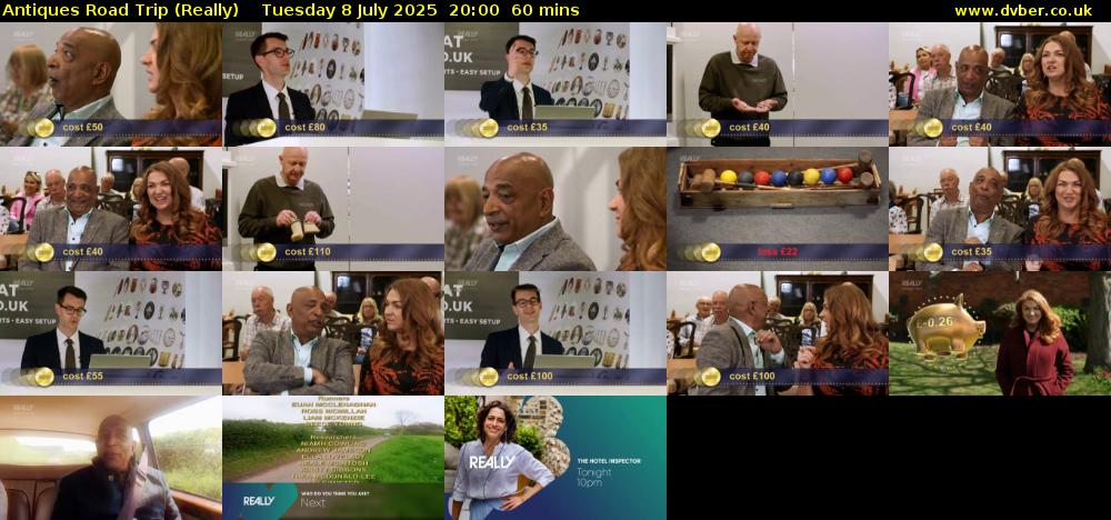 Antiques Road Trip (Really) Tuesday 8 July 2025 20:00 - 21:00