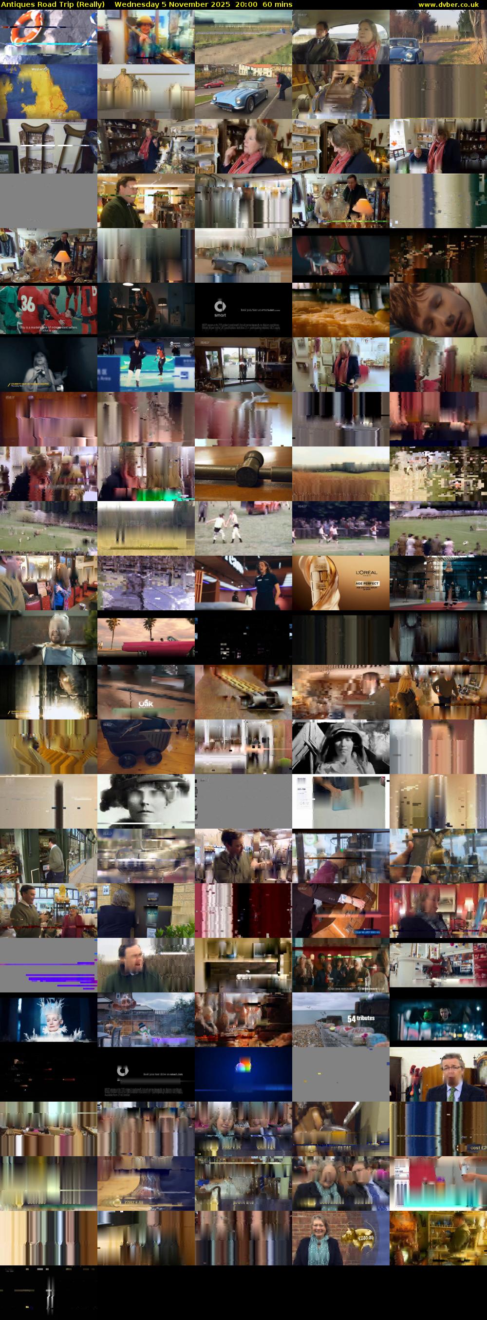 Antiques Road Trip (Really) Wednesday 5 November 2025 20:00 - 21:00