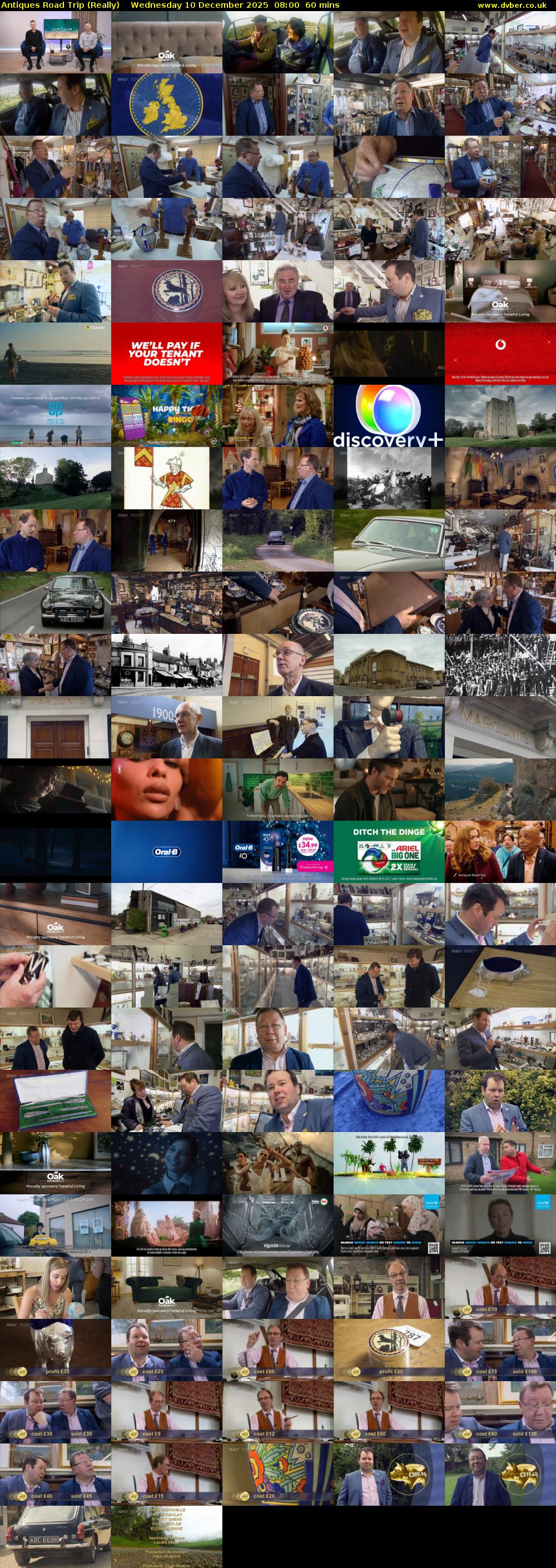 Antiques Road Trip (Really) Wednesday 10 December 2025 08:00 - 09:00