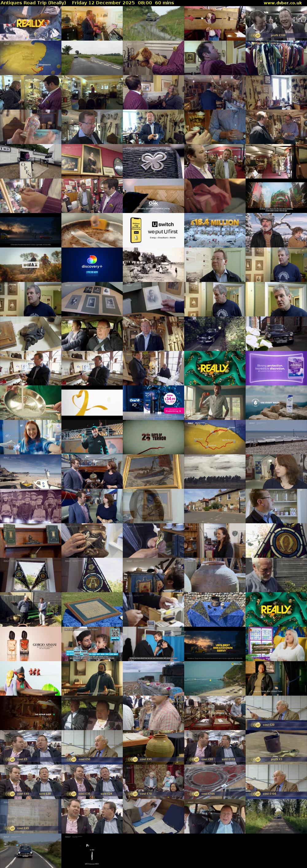 Antiques Road Trip (Really) Friday 12 December 2025 08:00 - 09:00