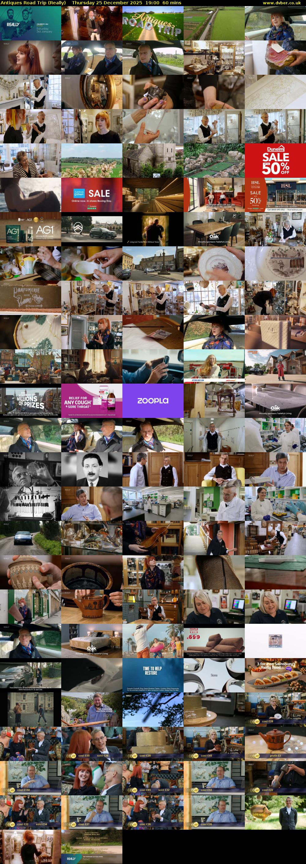 Antiques Road Trip (Really) Thursday 25 December 2025 19:00 - 20:00