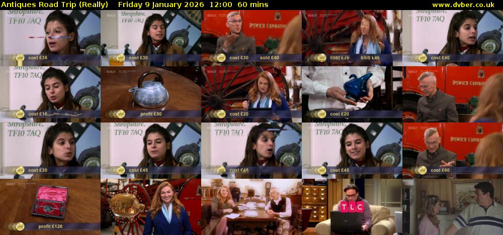 Antiques Road Trip (Really) Friday 9 January 2026 12:00 - 13:00