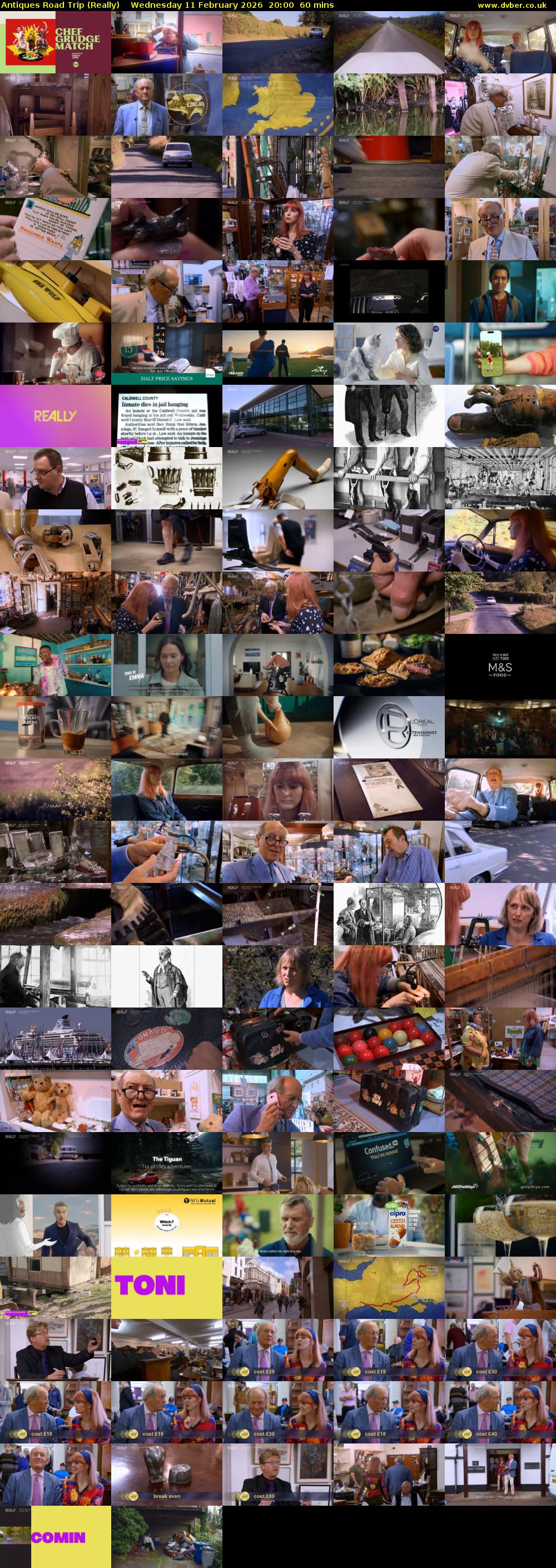 Antiques Road Trip (Really) Wednesday 11 February 2026 20:00 - 21:00