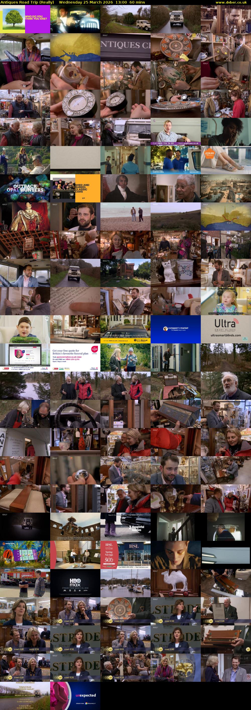 Antiques Road Trip (Really) Wednesday 25 March 2026 13:00 - 14:00