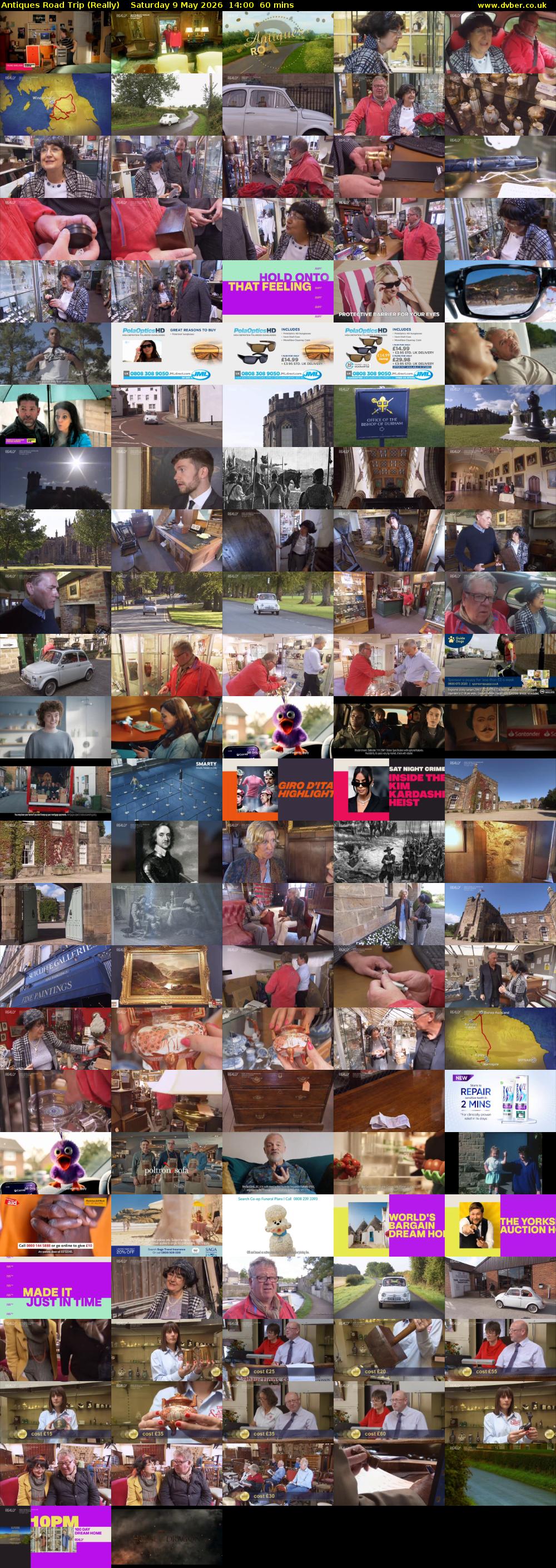 Antiques Road Trip (Really) Saturday 9 May 2026 14:00 - 15:00