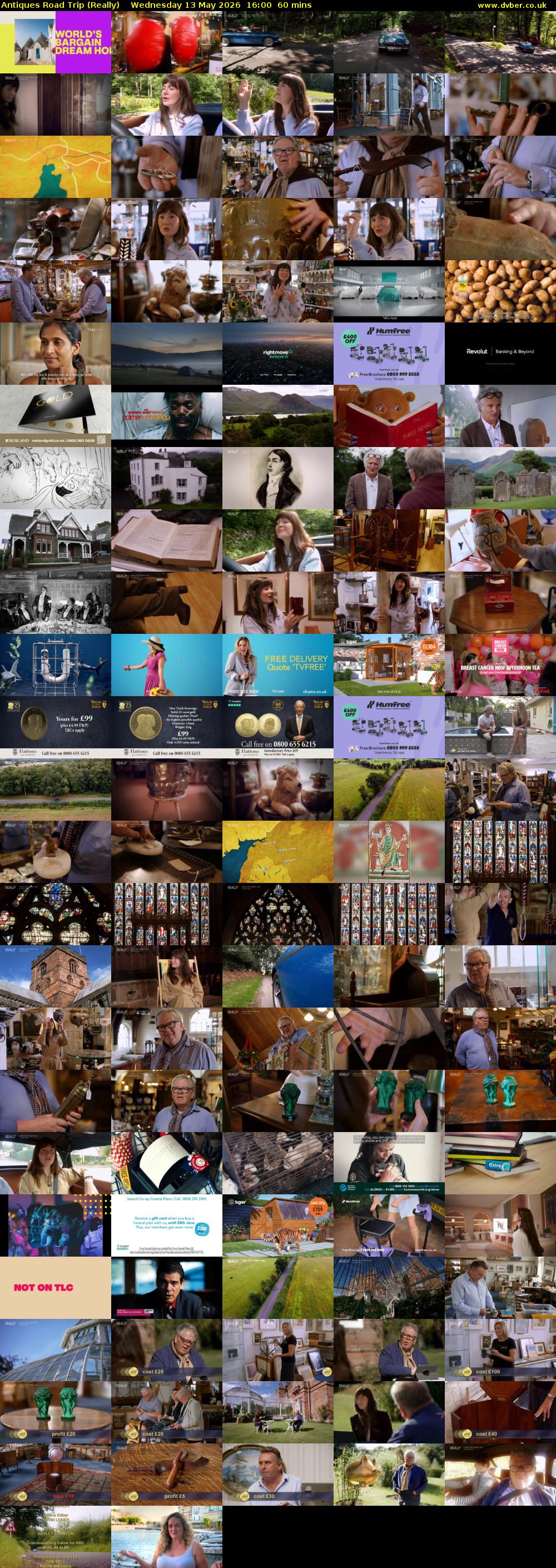 Antiques Road Trip (Really) Wednesday 13 May 2026 16:00 - 17:00