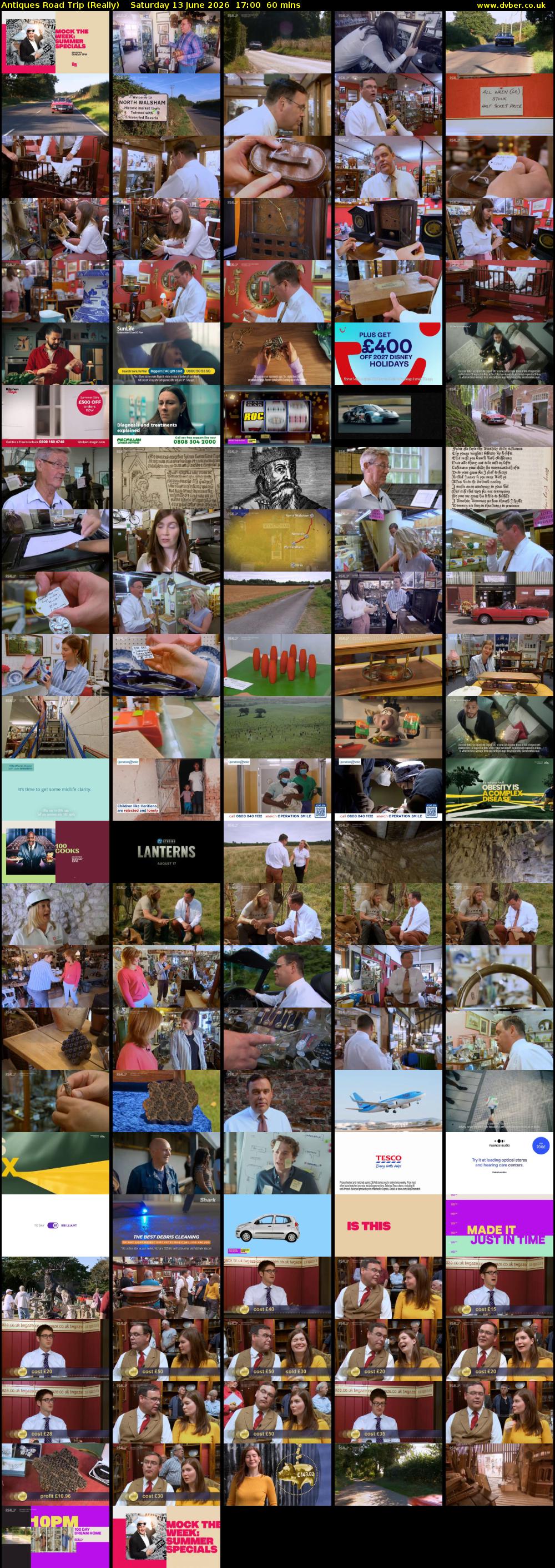 Antiques Road Trip (Really) Saturday 13 June 2026 17:00 - 18:00