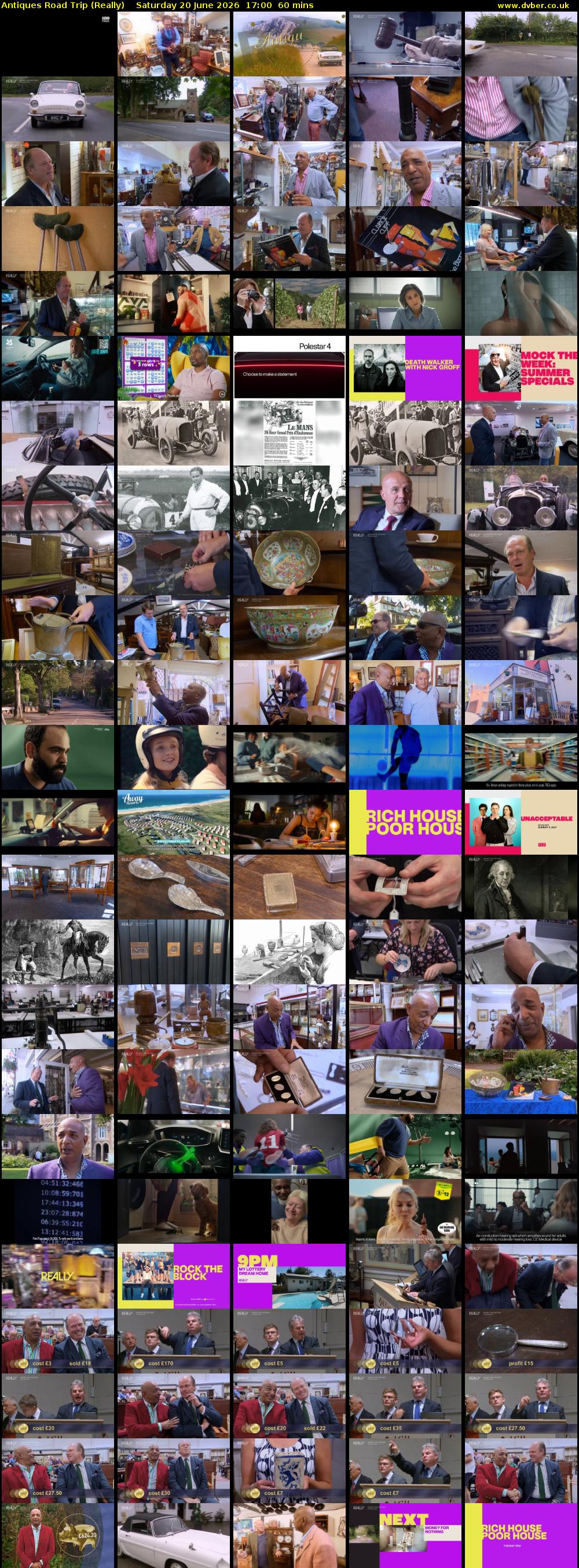 Antiques Road Trip (Really) Saturday 20 June 2026 17:00 - 18:00