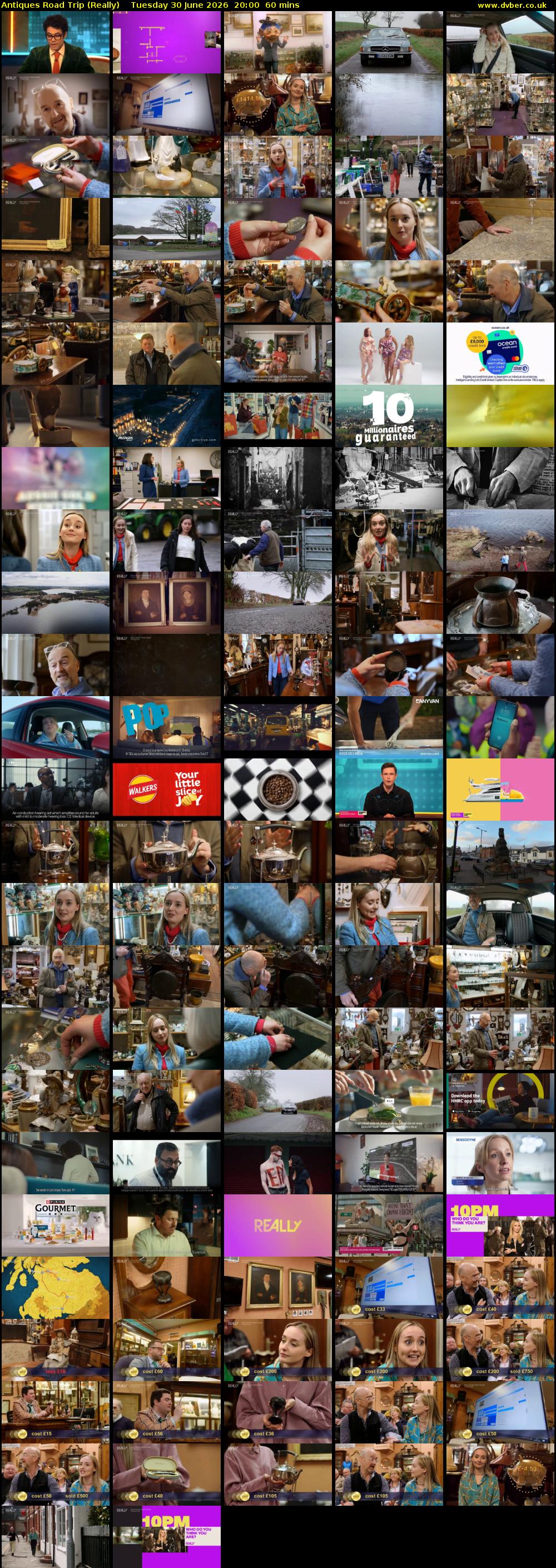 Antiques Road Trip (Really) Tuesday 30 June 2026 20:00 - 21:00