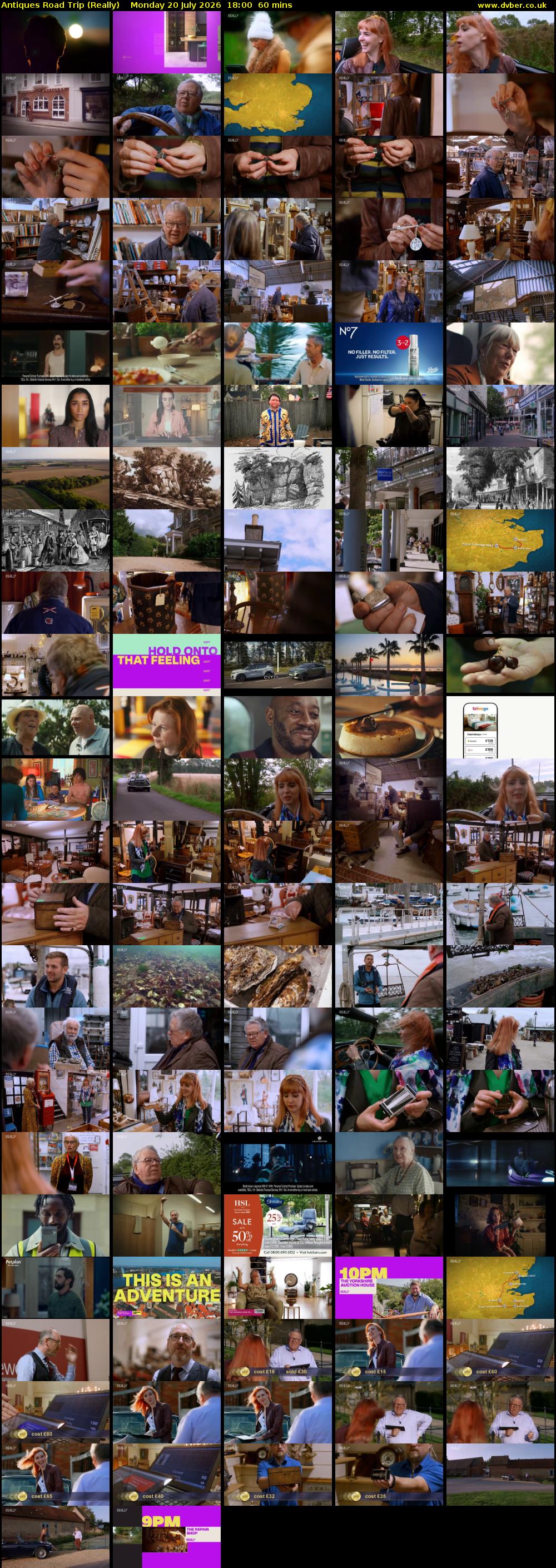 Antiques Road Trip (Really) Monday 20 July 2026 18:00 - 19:00