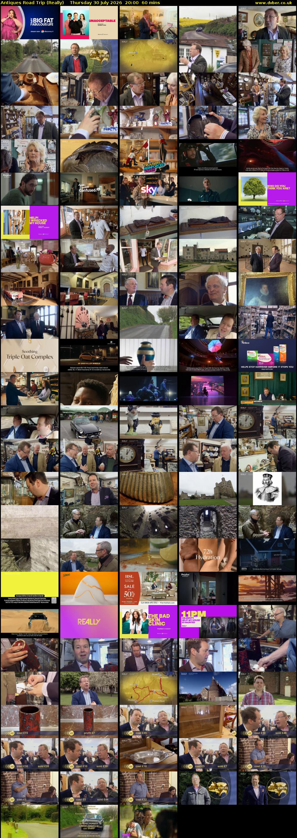 Antiques Road Trip (Really) Thursday 30 July 2026 20:00 - 21:00