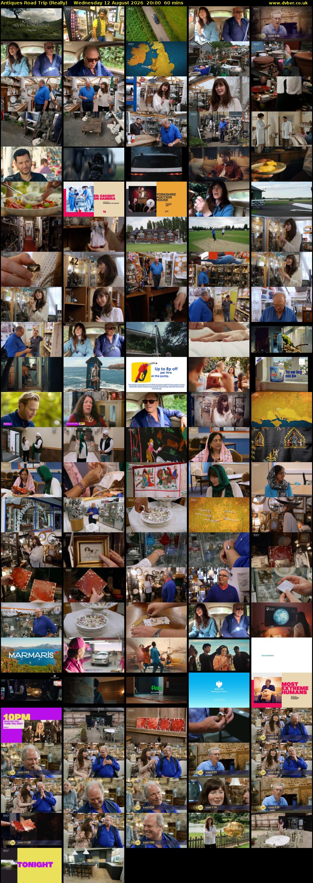 Antiques Road Trip (Really) Wednesday 12 August 2026 20:00 - 21:00