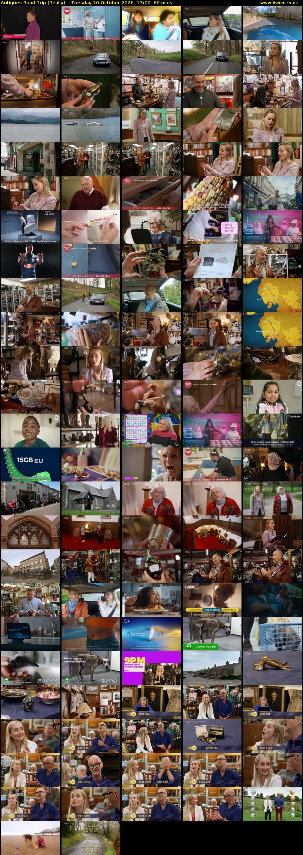 Antiques Road Trip (Really) Tuesday 20 October 2026 13:00 - 14:00