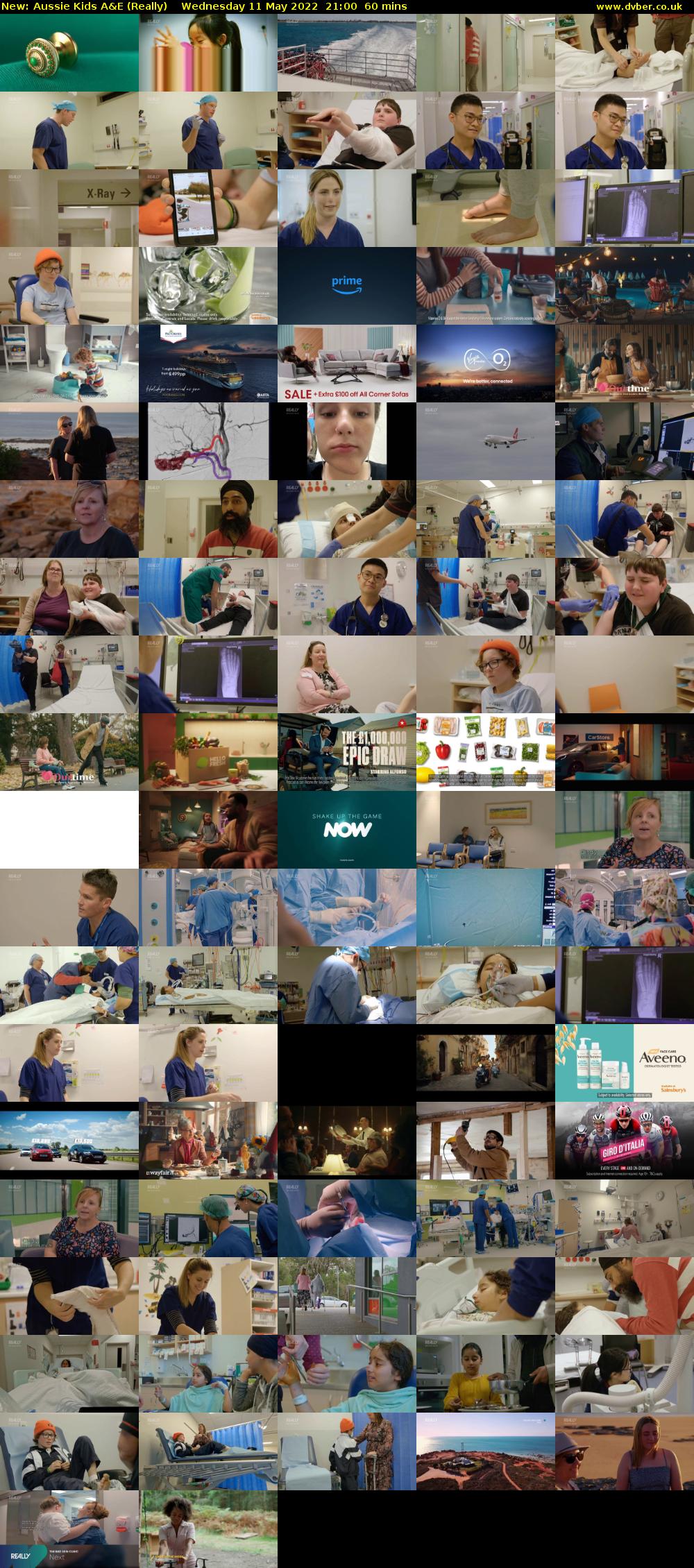Aussie Kids A&E (Really) Wednesday 11 May 2022 21:00 - 22:00