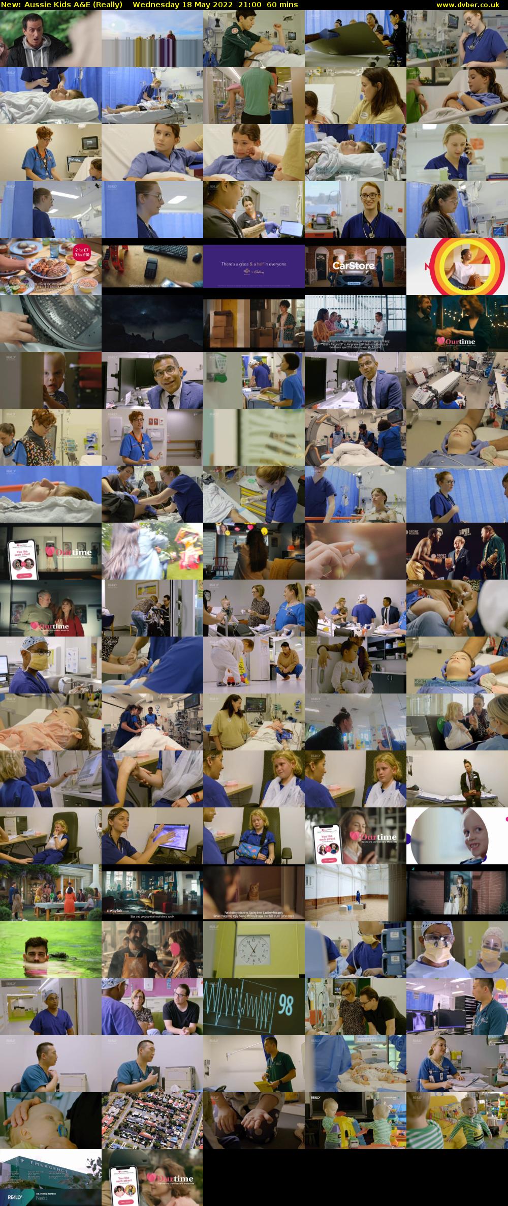 Aussie Kids A&E (Really) Wednesday 18 May 2022 21:00 - 22:00