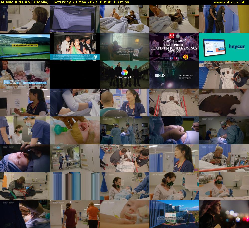 Aussie Kids A&E (Really) Saturday 28 May 2022 08:00 - 09:00