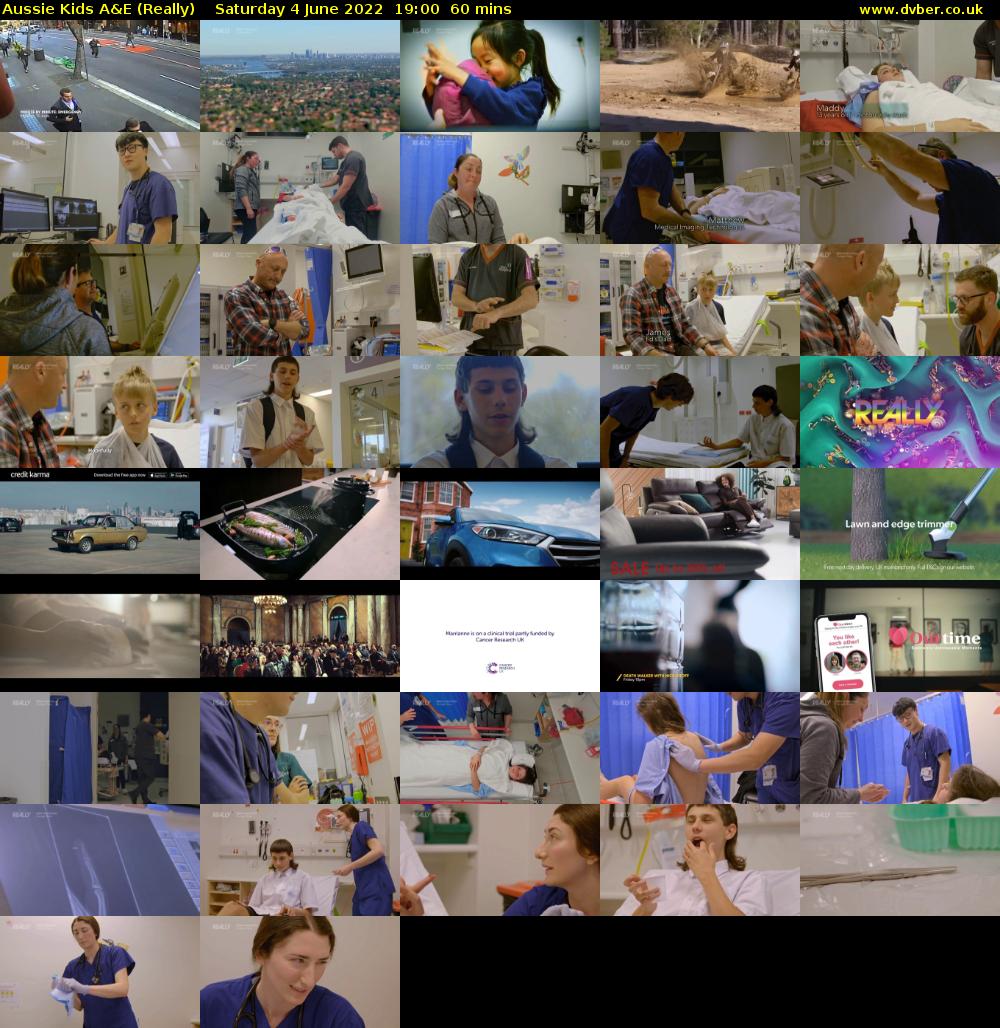 Aussie Kids A&E (Really) Saturday 4 June 2022 19:00 - 20:00