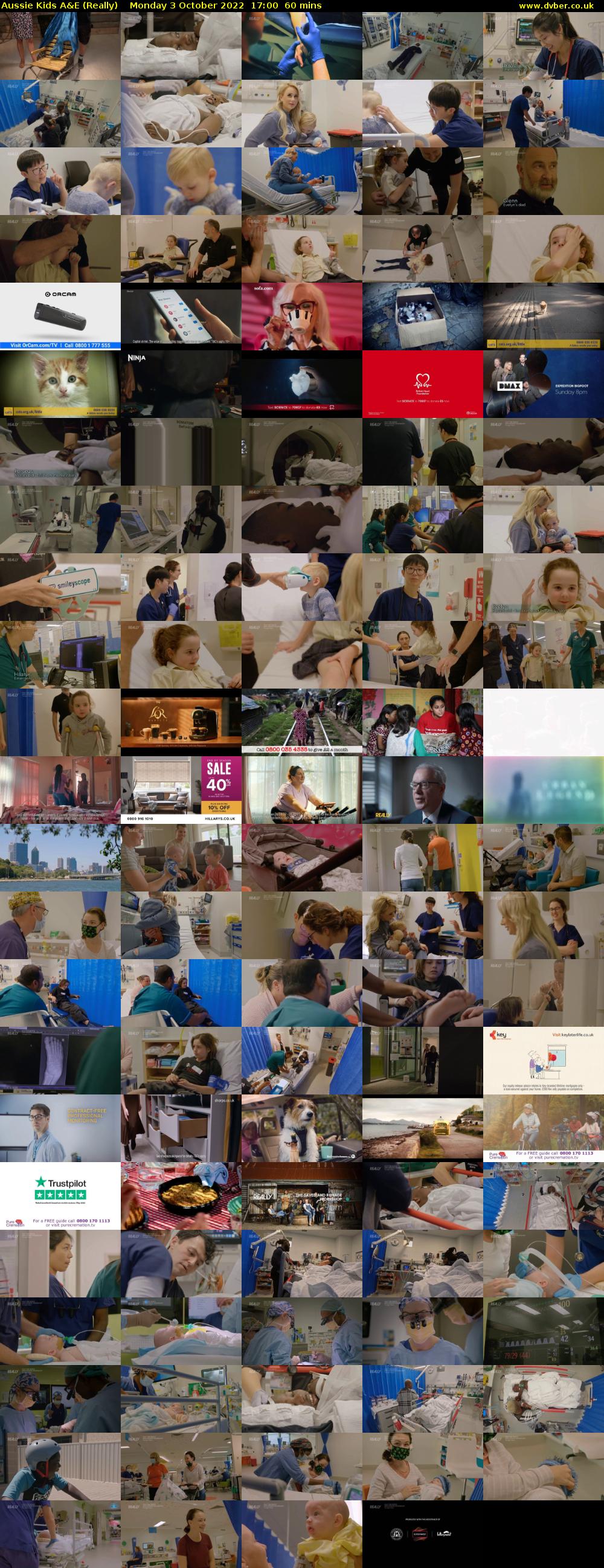 Aussie Kids A&E (Really) Monday 3 October 2022 17:00 - 18:00