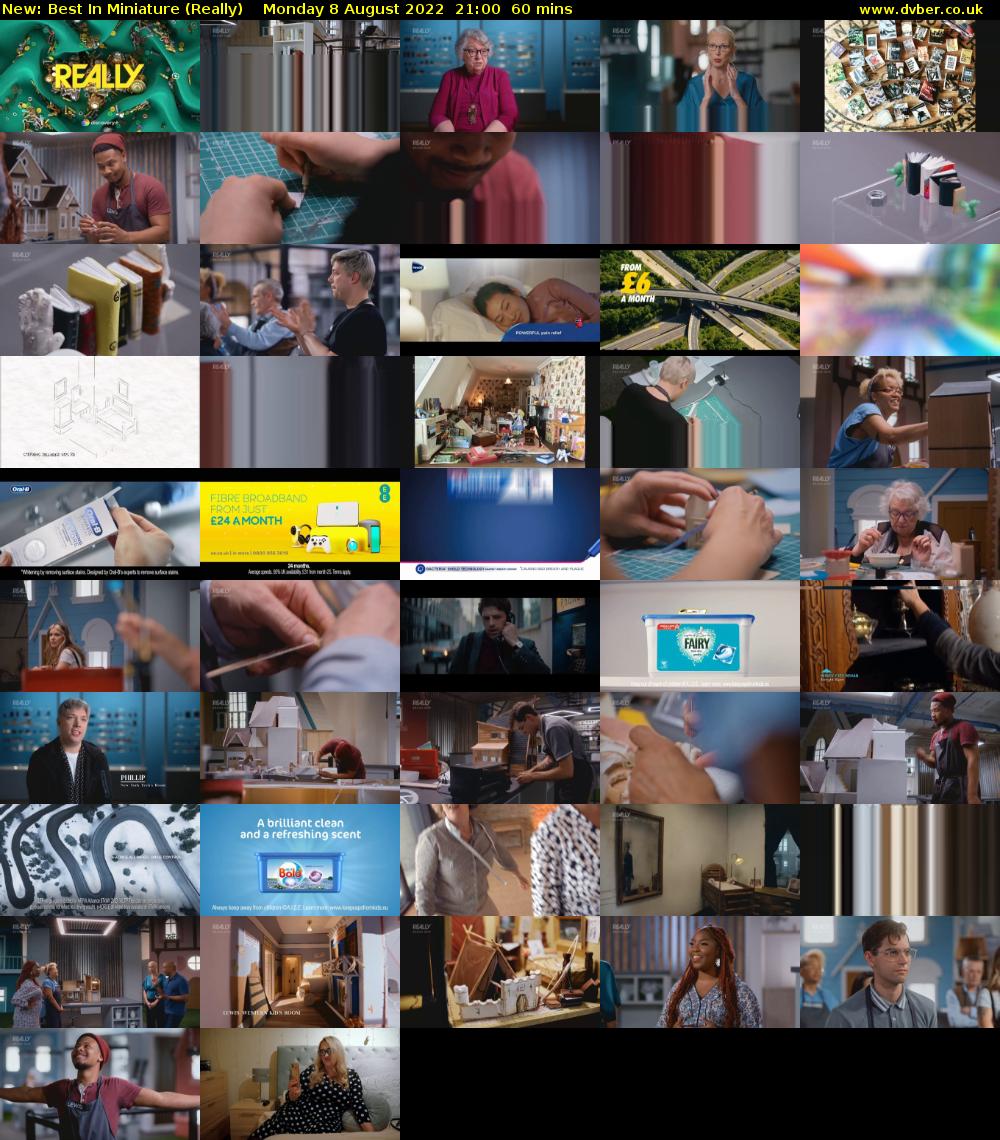 Best In Miniature (Really) Monday 8 August 2022 21:00 - 22:00