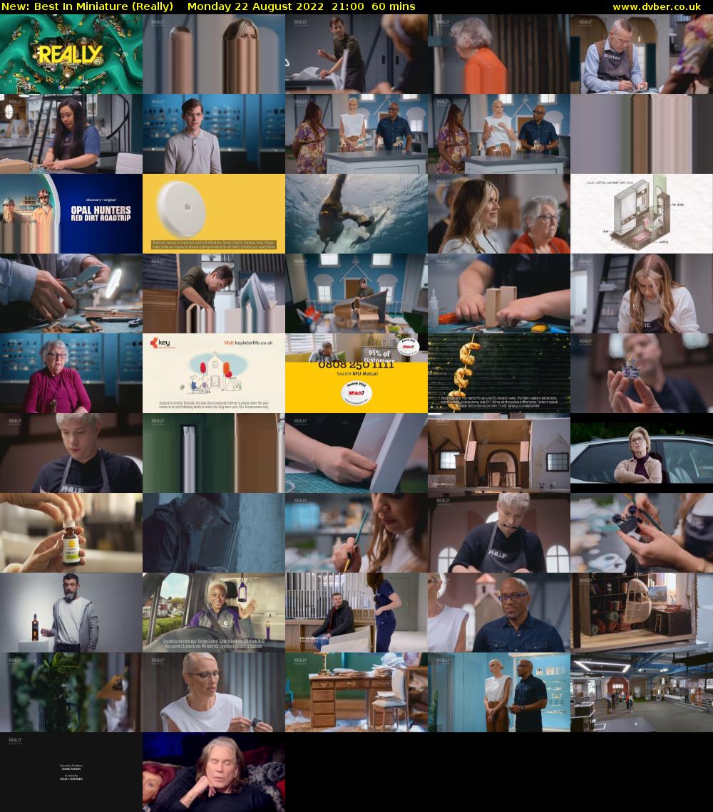 Best In Miniature (Really) Monday 22 August 2022 21:00 - 22:00