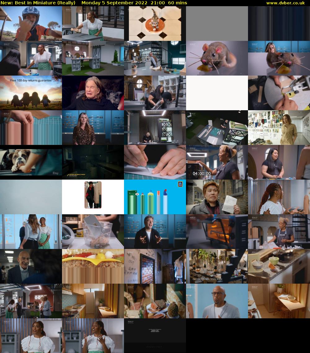 Best In Miniature (Really) Monday 5 September 2022 21:00 - 22:00