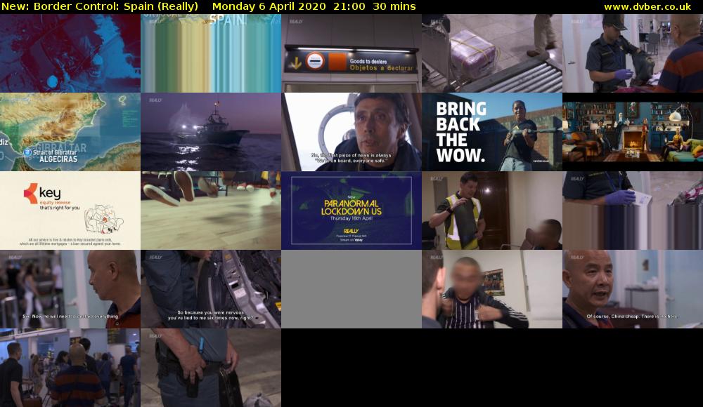Border Control: Spain (Really) Monday 6 April 2020 21:00 - 21:30