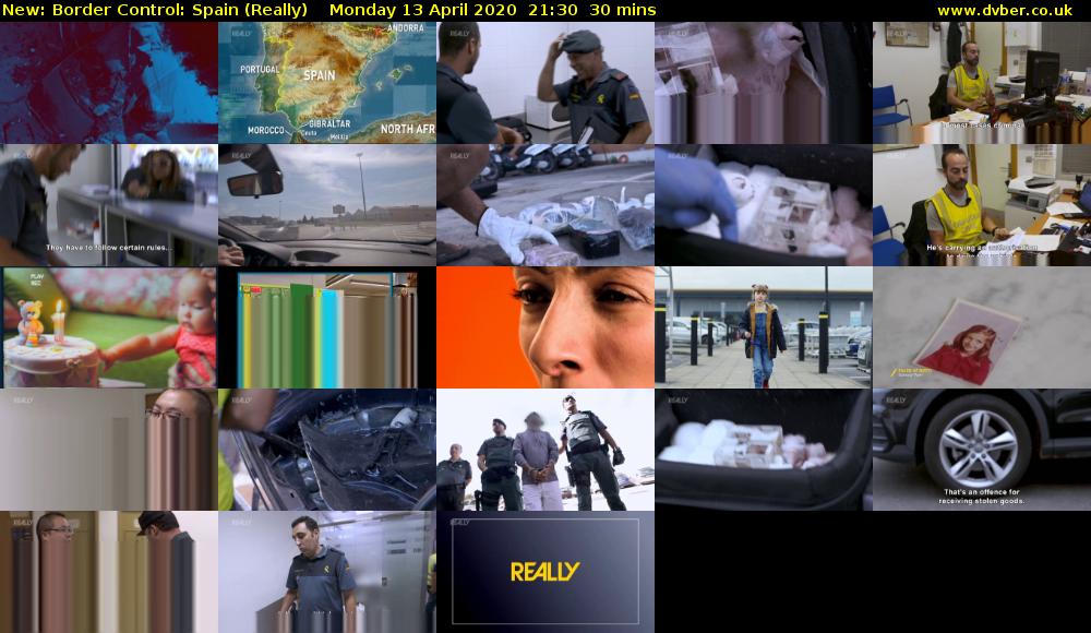 Border Control: Spain (Really) Monday 13 April 2020 21:30 - 22:00