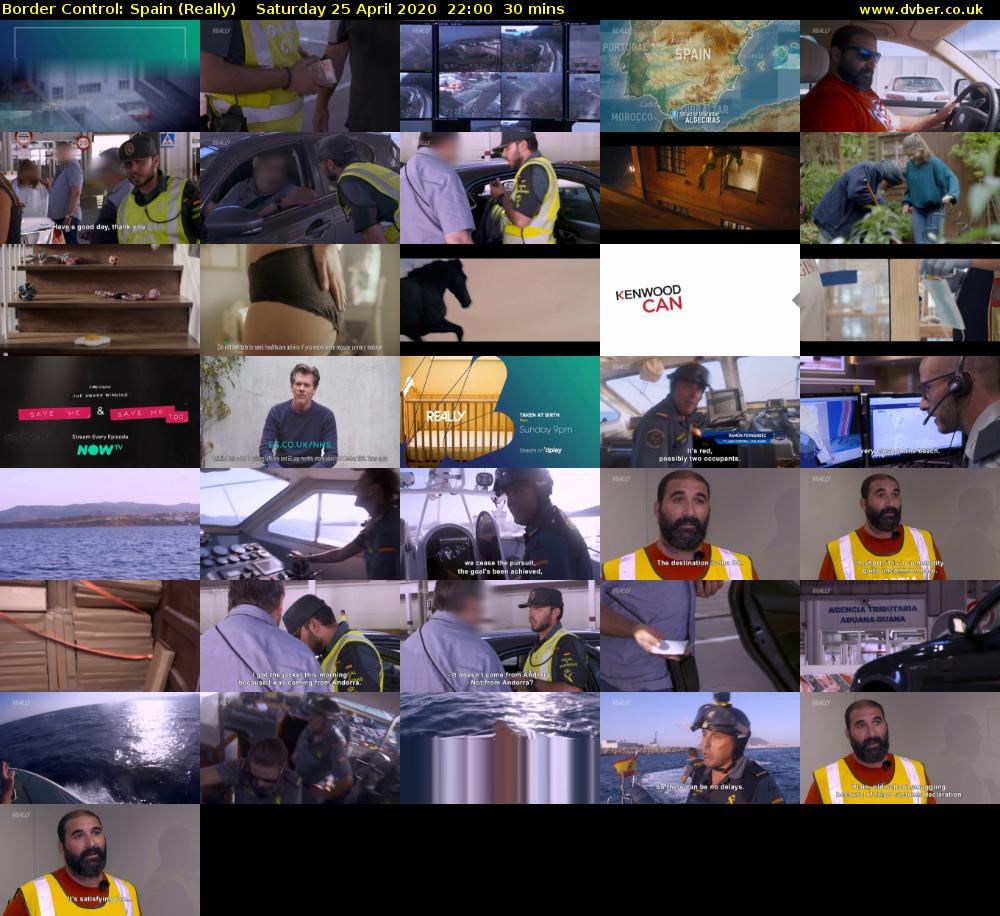 Border Control: Spain (Really) Saturday 25 April 2020 22:00 - 22:30