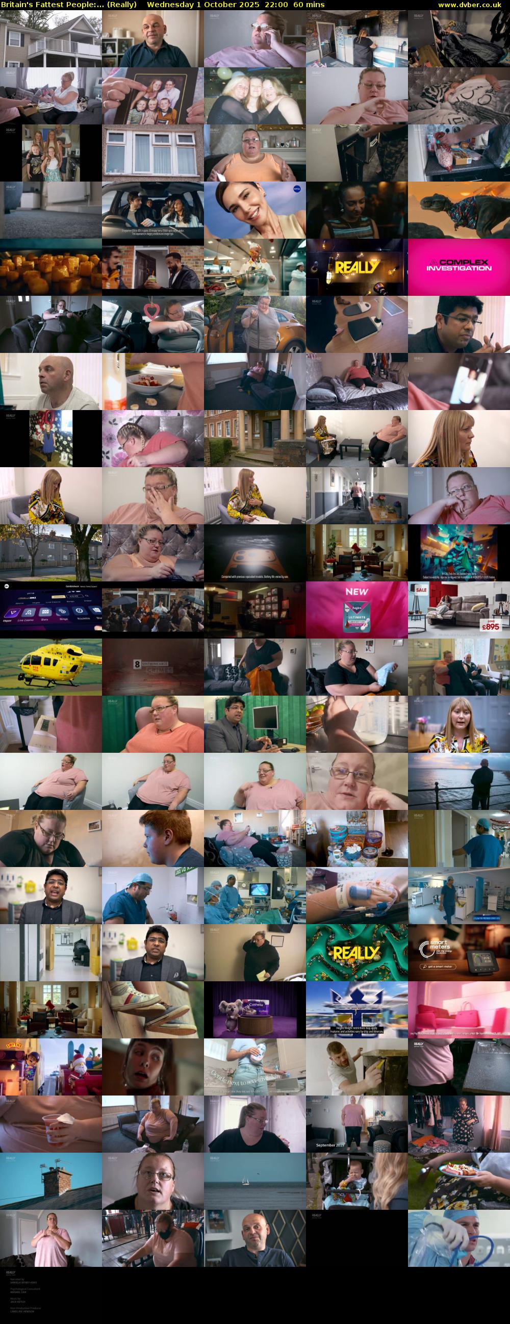 Britain's Fattest People:... (Really) Wednesday 1 October 2025 22:00 - 23:00
