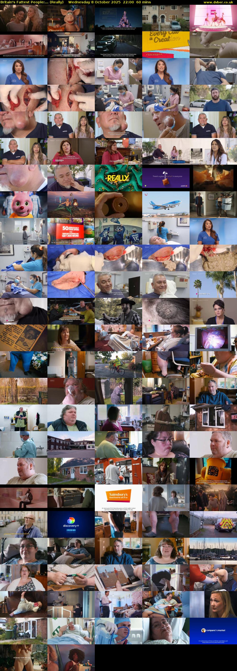 Britain's Fattest People:... (Really) Wednesday 8 October 2025 22:00 - 23:00