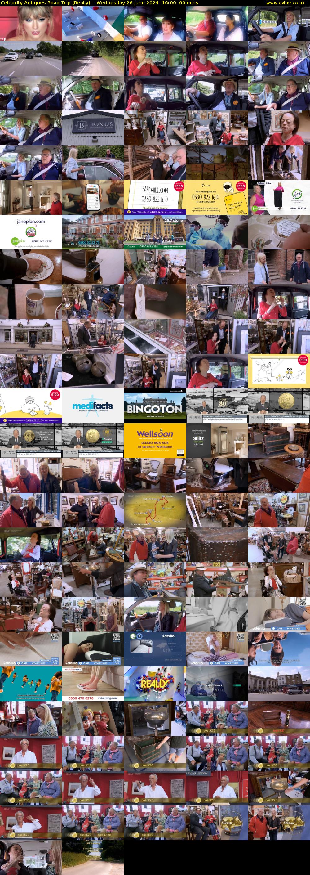 Celebrity Antiques Road Trip (Really) Wednesday 26 June 2024 16:00 - 17:00