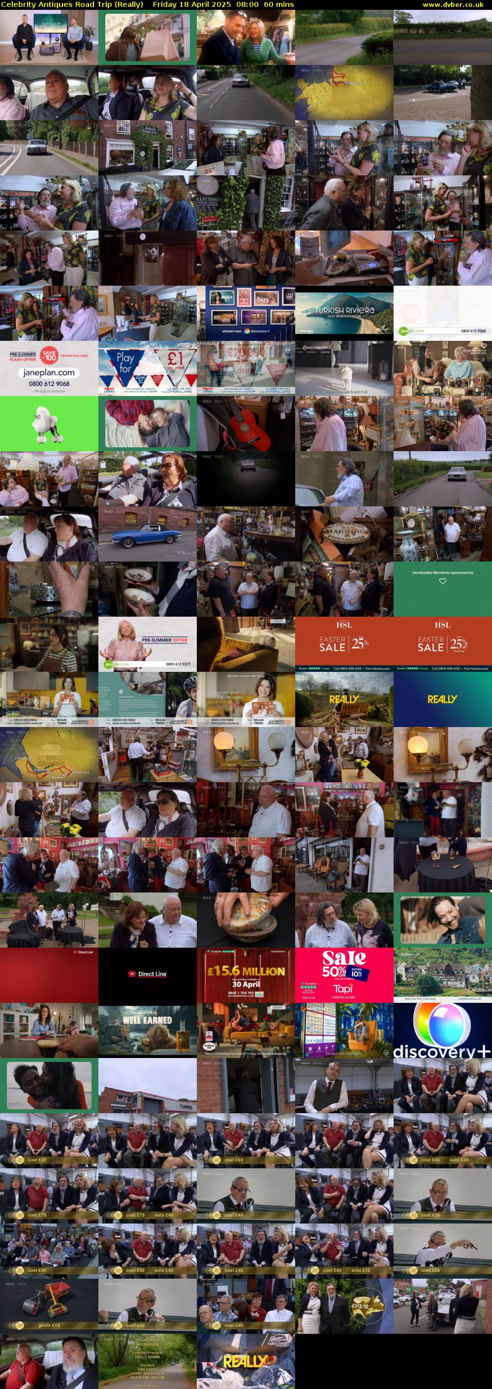 Celebrity Antiques Road Trip (Really) Friday 18 April 2025 08:00 - 09:00