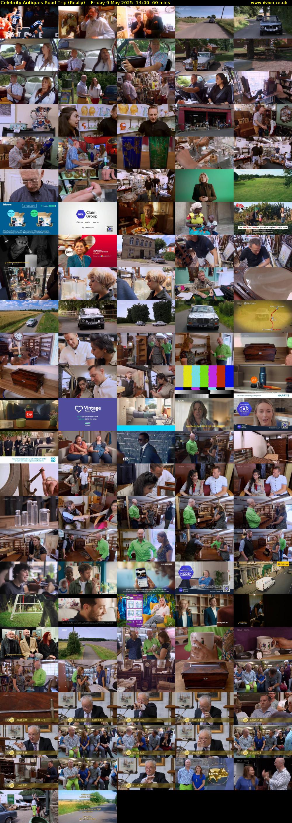Celebrity Antiques Road Trip (Really) Friday 9 May 2025 14:00 - 15:00
